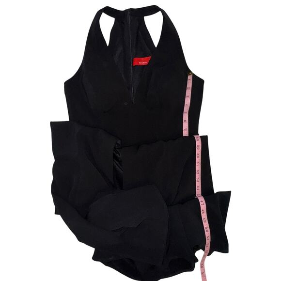 New NWT Carmen Marc Valvo Infusion Black Maxi Dress Size 10 - Picture 11 of 13